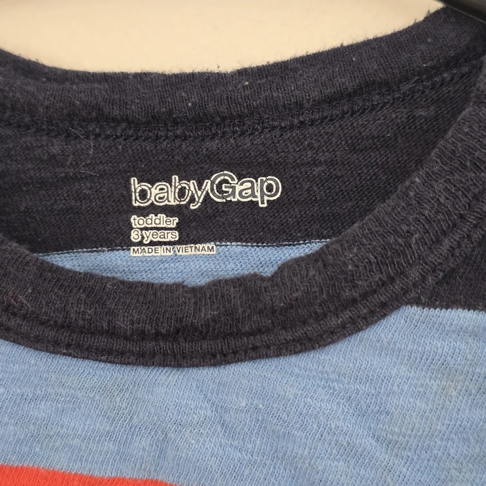 Baby GAP Boys 3 Years Striped T Shirt